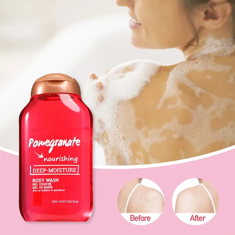 Bagnoschiuma nutriente ad idratazione profonda allo zenzero e melograno